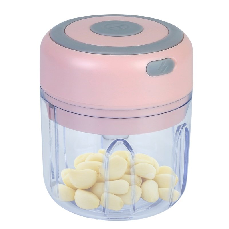 Mini Garlic Mini Electric Garlic Chopper 8.45OZ Cordless Garlic Mincer Food Chopper ...